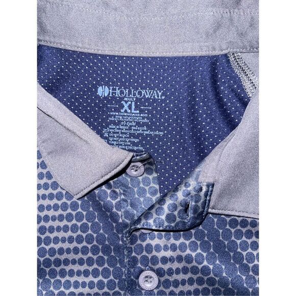 NFL Holloway New England Patriots Men's Play Dry Short Sleeve Polo/Golf Shirt XL - Picture 2 of 5